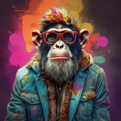 Hazenkamp Fachhändler Affe Cool 80x80cm (202228)