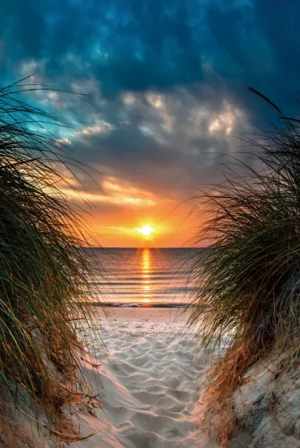 Sonnenuntergang 80x120cm