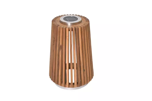 Ridley Solarlaterne mit Teakholz