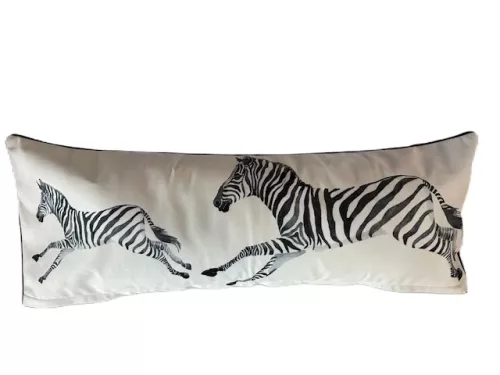 Kissen Zebra 80x30cm