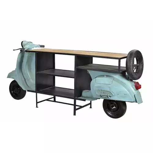 Hazenkamp Fachhändler Bar Tisch 258x70x113cm Alte Vespa (114335)