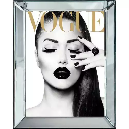 Hazenkamp Fachhändler Vogue Frau mit Hand auf Gesicht 40x50x4,5cm (114630)
