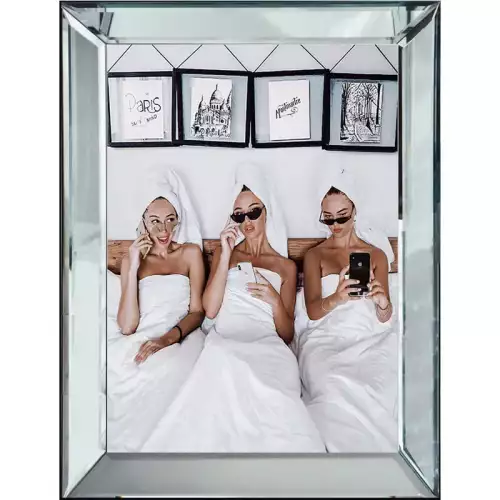 Hazenkamp Fachhändler Drei Frauen im Bett 60x80x4,5cm (114638)