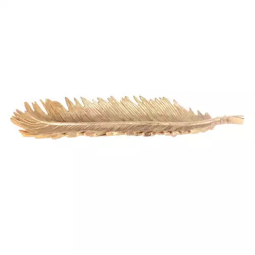Servierplatte Blatt 46x14x4cm Groß