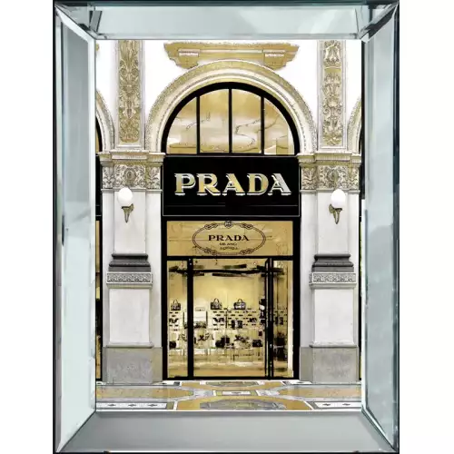 Prada Schaufenster 70x90x4,5cm