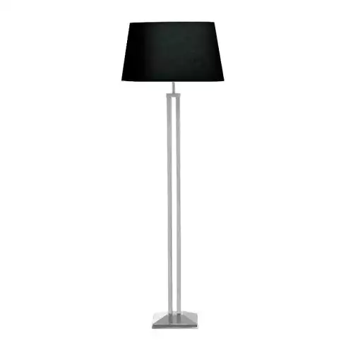 Stehlampe silber glatt