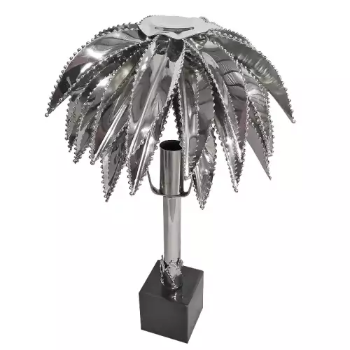 Tischlampe 30x30x43cm Studio 54 Kleine Palme