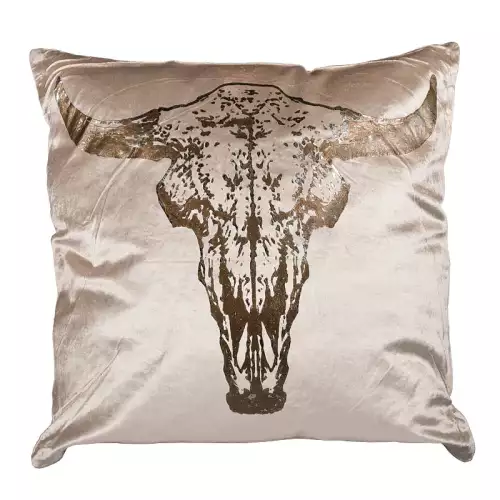 Kissen Gold/Grau 50x50x8cm