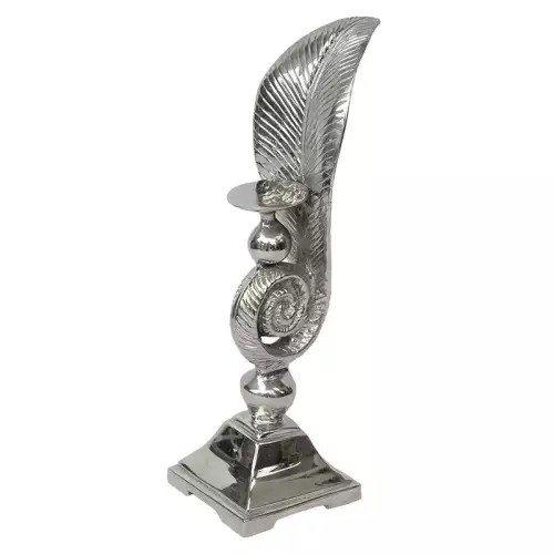 Teelicht 11.5x3x3cm Federn auf Ständer