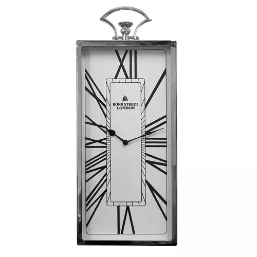 Wanduhr 61x11,5x26cm Rechteckig