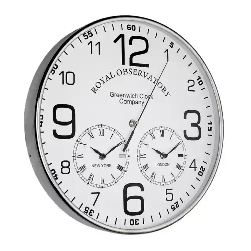 Hazenkamp Fachhändler Wanduhr 46x5x46cm Kleine königliche Sternwarte (112481)