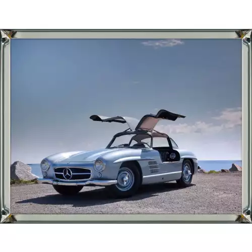 Hazenkamp Fachhändler Mercedes Benz 300 Sl 120x90x4,5cm Perle (109398)