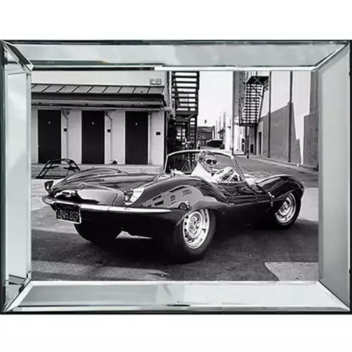 Time Life - Steve Mcqueen - Jaguar 50x40x4,5cm
