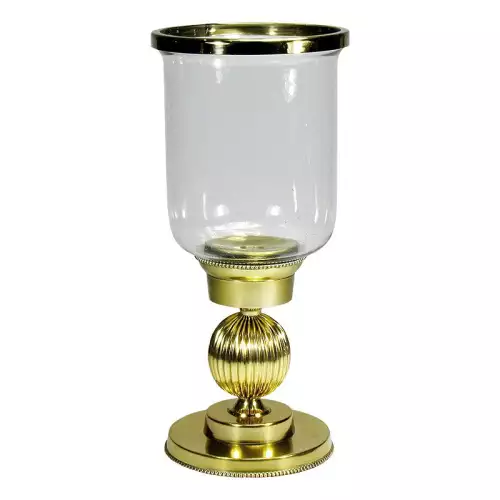 Hazenkamp Fachhändler Huricane Elora 17x17x38cm Glas gold (112689)