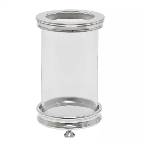 Hurricane Light Bristol 18x18x31cm Klein silber