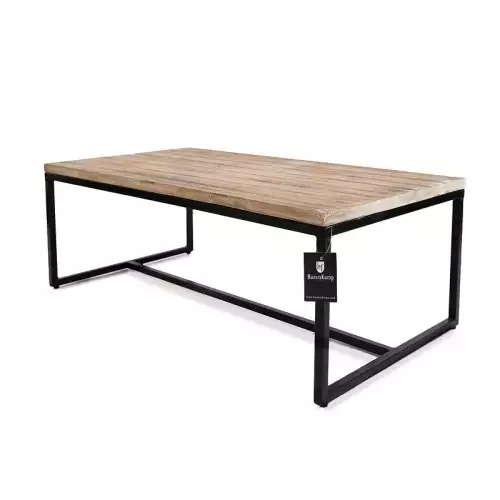 Couchtisch Dominique 100x55x36cm braun schwarz