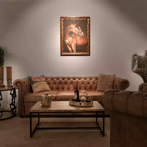 Hazenkamp Fachhändler Couchtisch Dominique 100x55x36cm braun schwarz (115455)