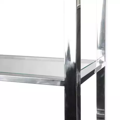 Hazenkamp Fachhändler Regalschrank Malaga 219x43x240cm mit Klarglas (200480)