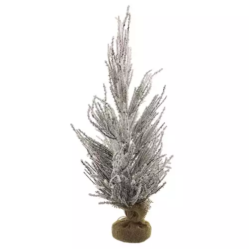 Tannenbaum Zircon mit Jutesack Schnee 60cm