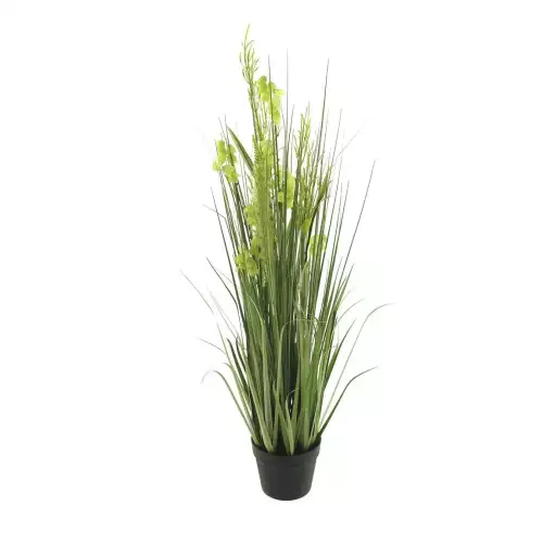 Hazenkamp Fachhändler Gras mit Blumen im Topf grün Combo 110cm (201010)