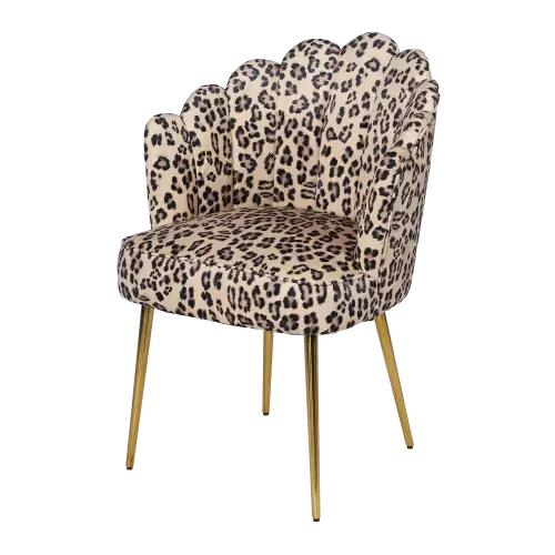 Fauteuil Alberico leopard