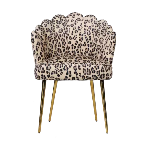rolandk-wohnen Fauteuil Alberico leopard (SV2328)
