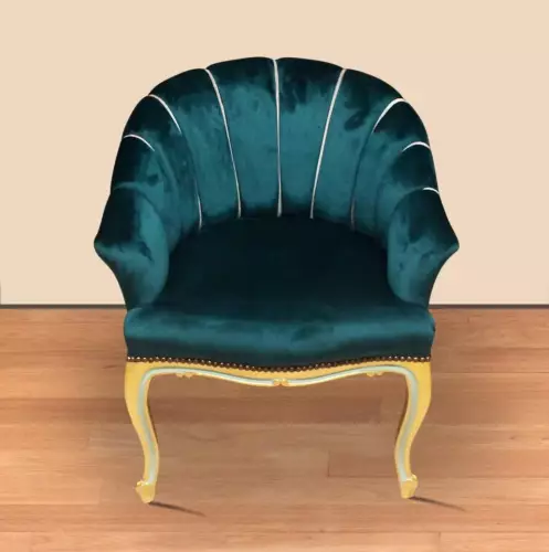 Barocksessel dunkelgrn