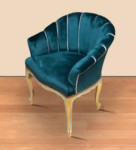 rolandk-wohnen Barocksessel dunkelgrn (SV2203)