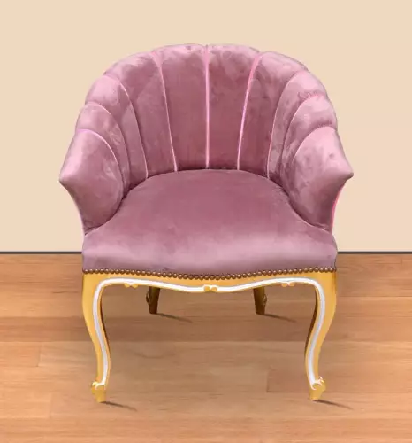 Barocksessel rosa