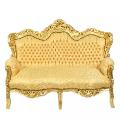 rolandk-wohnen F30 Barocksofa  gold/ gold (302369520895)