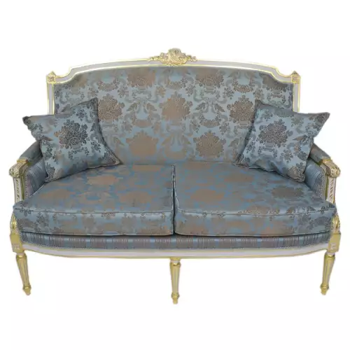 rolandk-wohnen Barocksofa mit edlem Muster (SV1724)