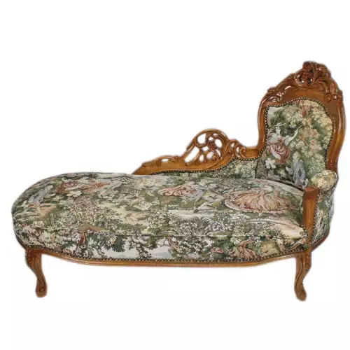 rolandk-wohnen Chaise longue braun (SV1751)