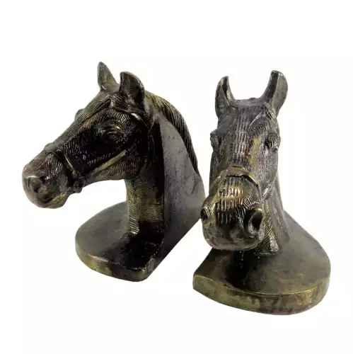 Bookend 17x17x16cm Horse