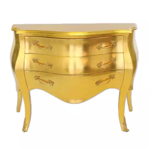 Barockkommode Gold 120