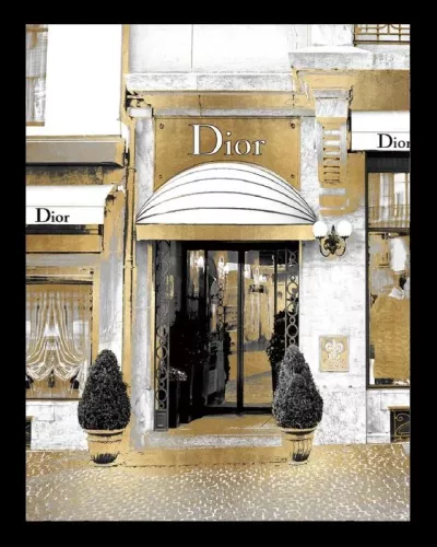 Dior Store 40x50cm Black Frame