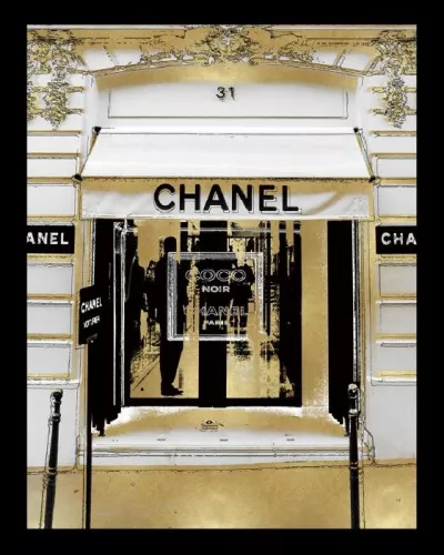 Hazenkamp Fachhändler Chanel Store 40x50cm Black Frame (201585)