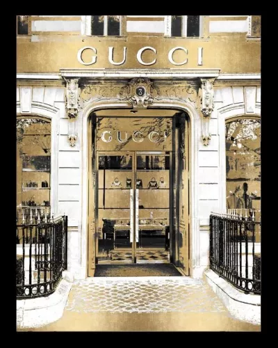 Gucci Store 60x80cm Black Frame