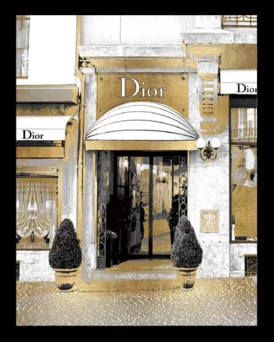 Hazenkamp Fachhändler Dior Store 60x80cm Black Frame (201589)