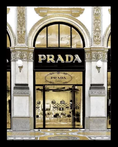 Prada Store 60x80cm Black Frame