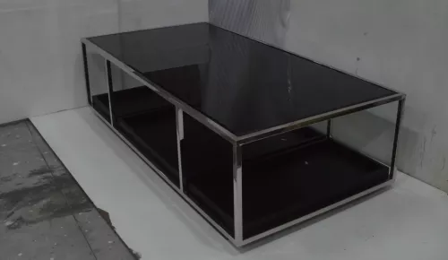 Coffee Table Milano 160x80x40cm With Clear Glass